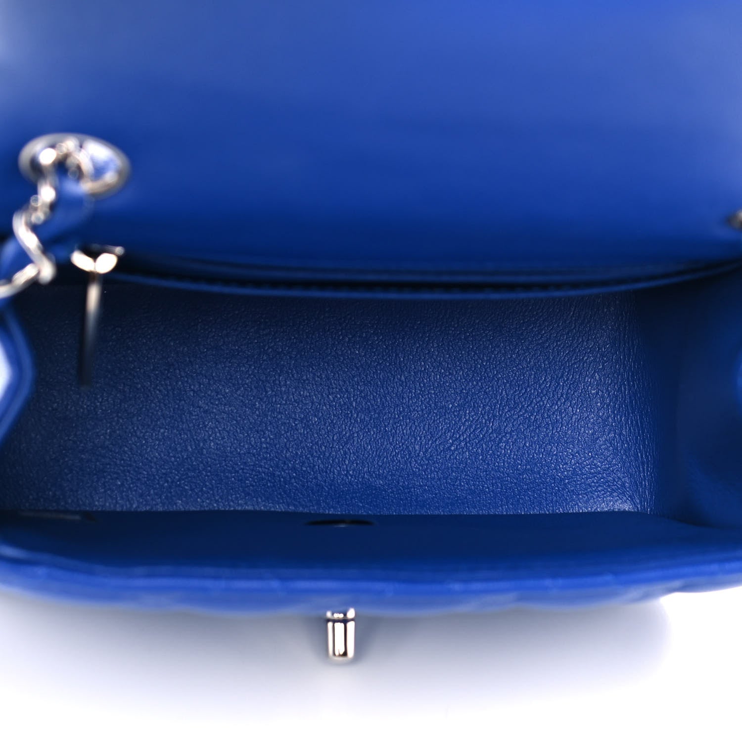 Chanel Lambskin Quilted Mini Square Flap Royal Blue 4 of 10