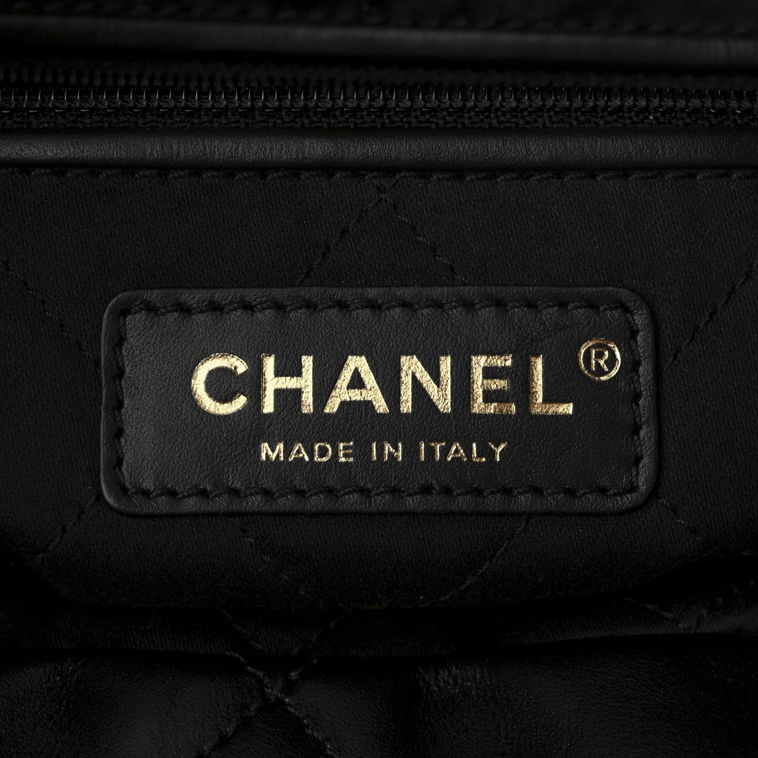 Chanel Shiny Calfskin Quilted Chanel 22 Black 6 of 10