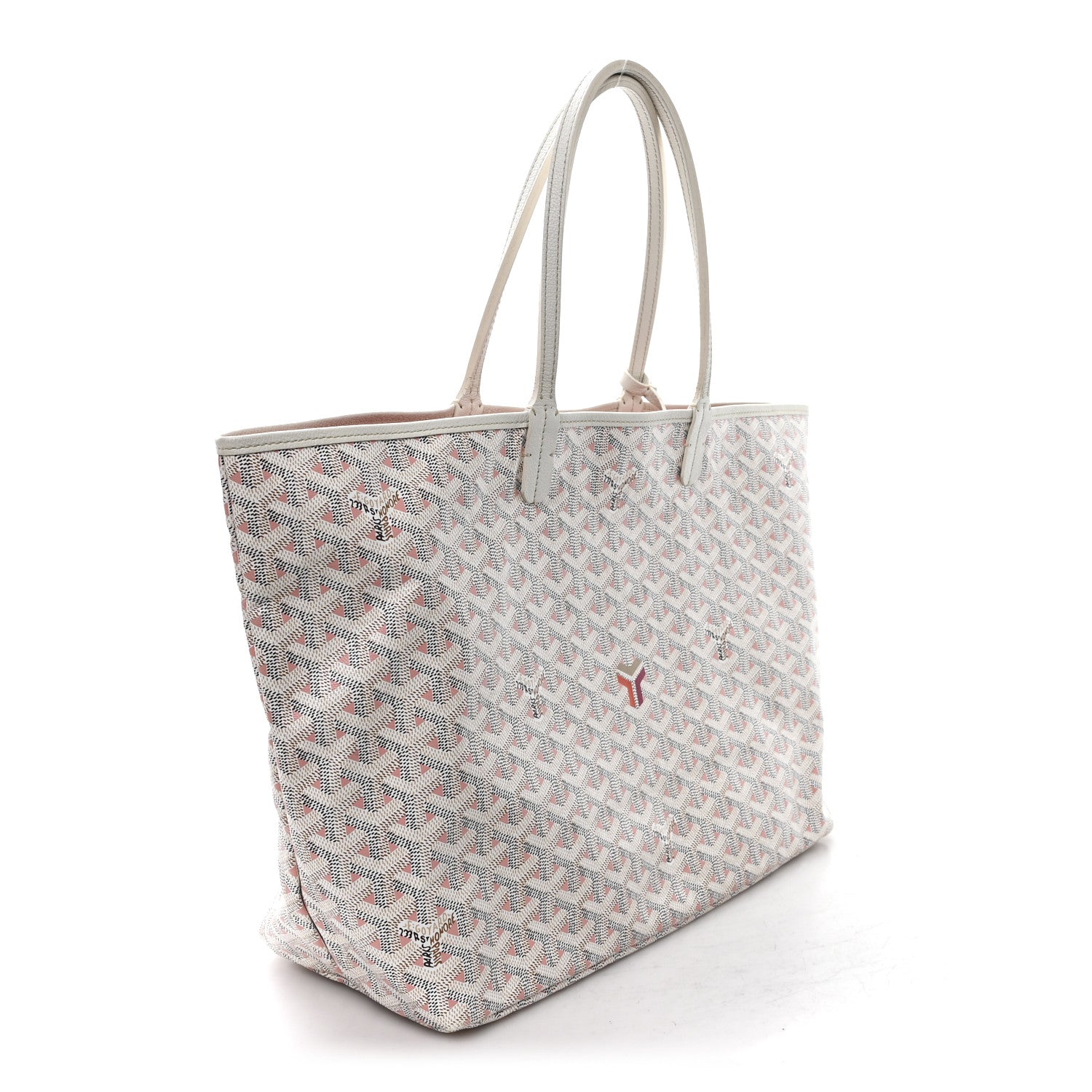 Goyard Goyardine Saint Louis Claire Voie PM White Pink 4 of 11