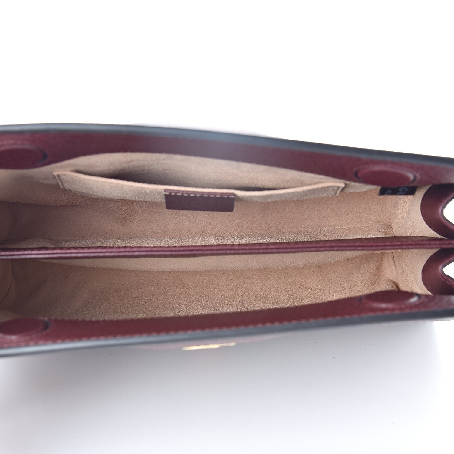Gucci Calfskin GG Web Small Ophidia Chain Shoulder Bag Vintage Bordeaux 5 of 10