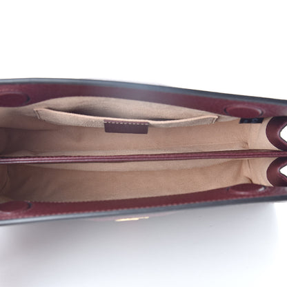 Gucci Textured Calfskin Web Small Ophidia Chain Shoulder Bag Vintage Bordeaux 5 of 10