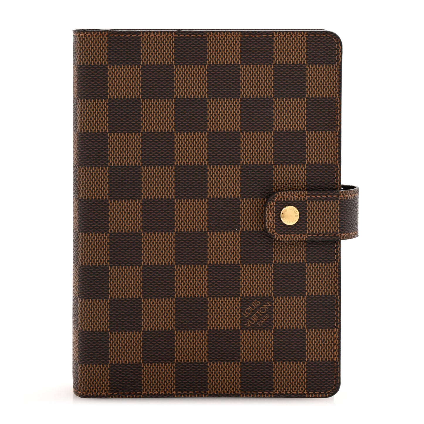 Damier Ebene Medium Ring Agenda Cover