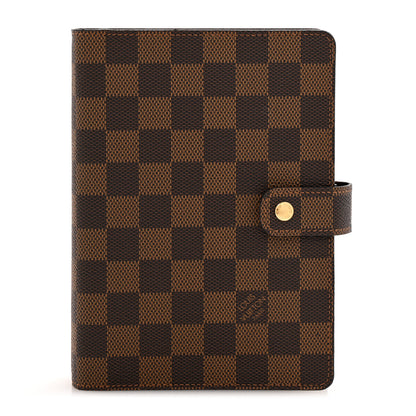 Louis Vuitton Damier Ebene Medium Ring Agenda Cover 1 of 10