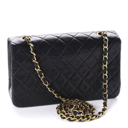 Chanel Lambskin Quilted Small Single Flap Black 3 of 12