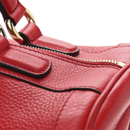 Gucci Pebbled Calfskin Medium Soho Boston Red 15 of 17