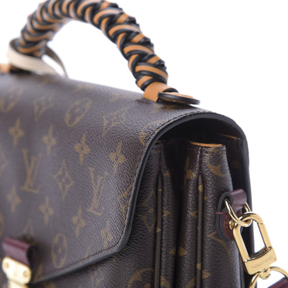 Louis Vuitton Monogram Braided Pochette Metis Safran 15 of 16