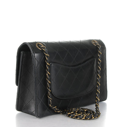 Chanel Calfskin Stitched Medium Single Flap Black 3 of 8