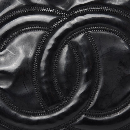 Chanel Vinyl Spirit Drawstring Tote Black 10 of 13