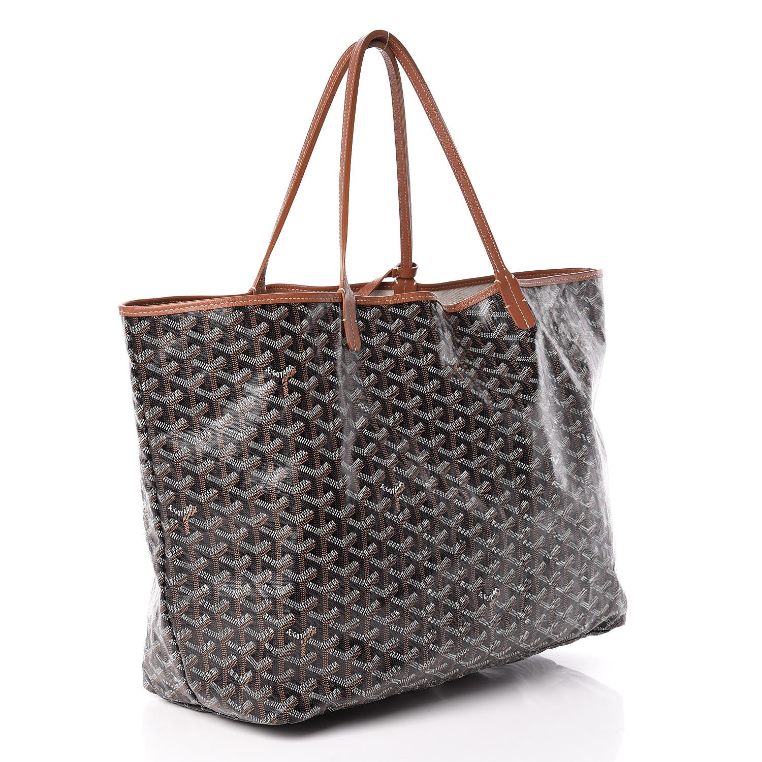 Goyard Goyardine Saint Louis GM Black Gold 4 of 11