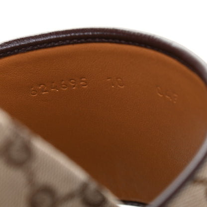Gucci Canvas GG Monogram Mens Slide Sandals 10 Beige 8 of 8