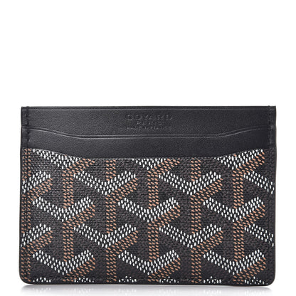 Goyard Goyardine Saint Sulpice Card Holder Black 1 of 7