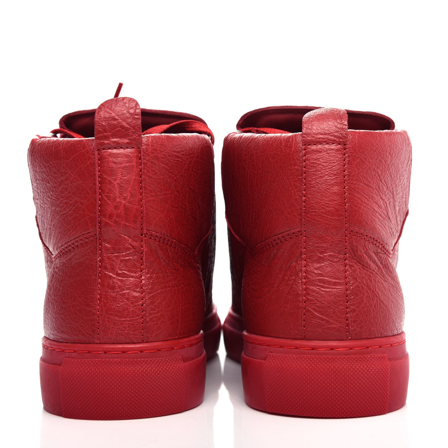 Balenciaga Agneau Areana Opaque Womens High Top Sneakers 41 Rouge Grenade 7 of 10
