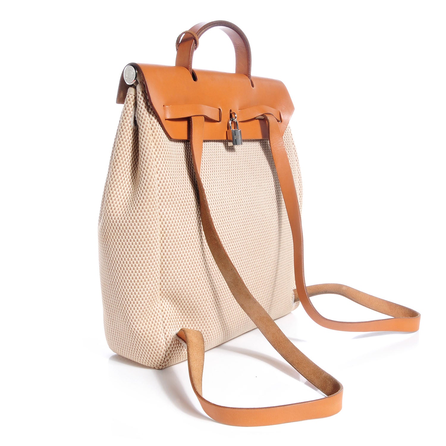 Hermes Toile Herbag Backpack GM Natural 3 of 8