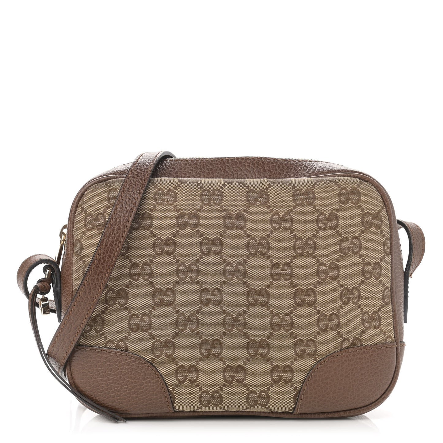 Monogram Mini Bree Messenger Bag Beige Tabacco