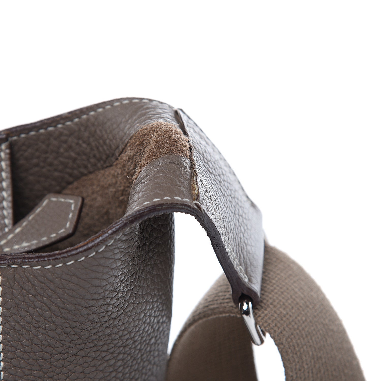 Hermes Taurillon Clemence Sac Good News PM Etoupe 11 of 12