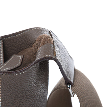 Hermes Taurillon Clemence Sac Good News PM Etoupe 11 of 12