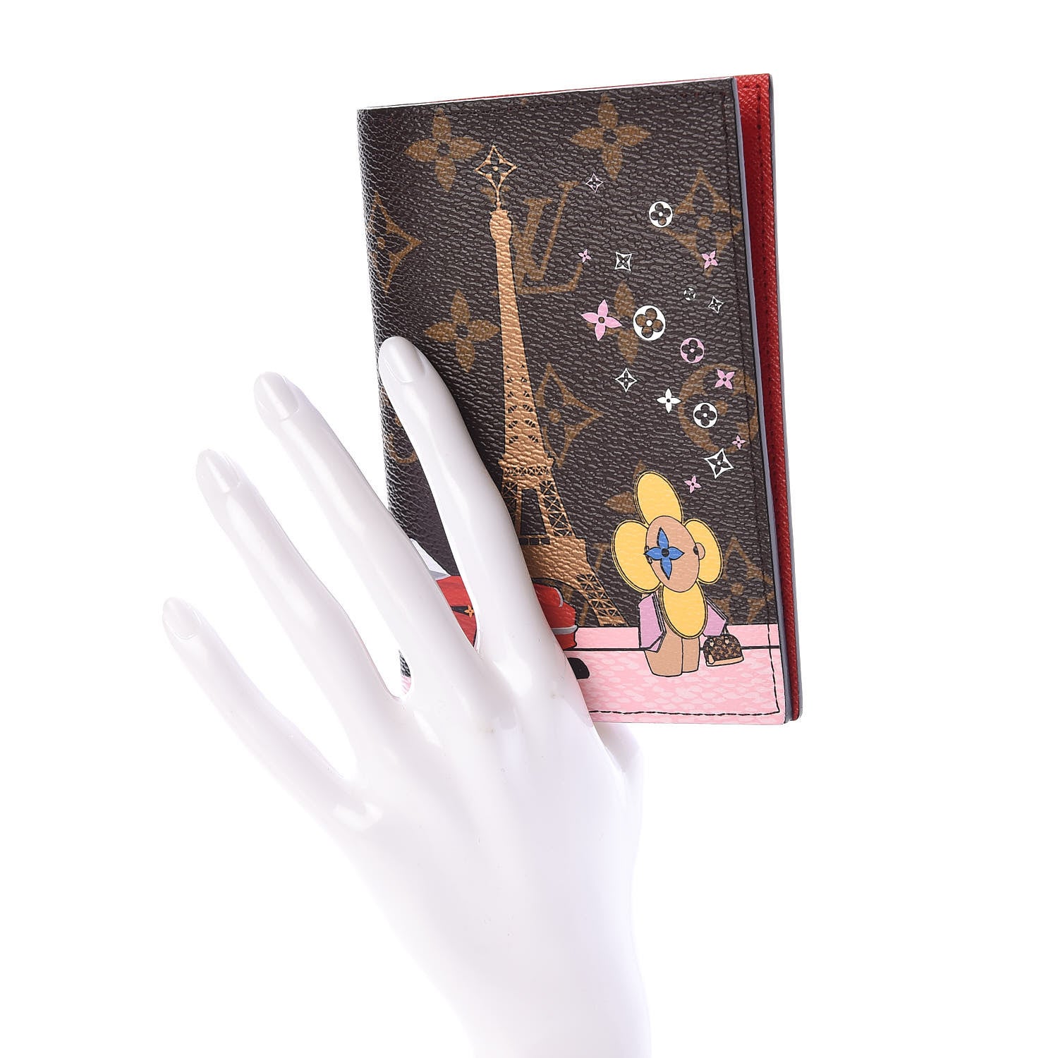 Louis Vuitton Monogram 2019 Christmas Animation Passport Cover Rouge 2 of 6