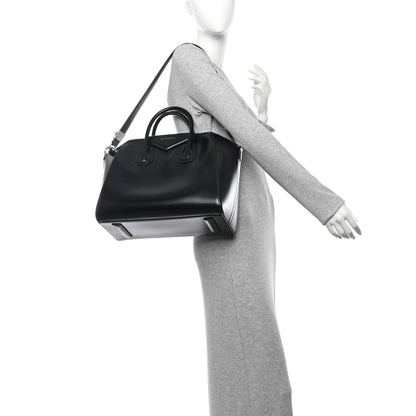 Givenchy Shiny Lord Calfskin Medium Antigona Black 2 of 11