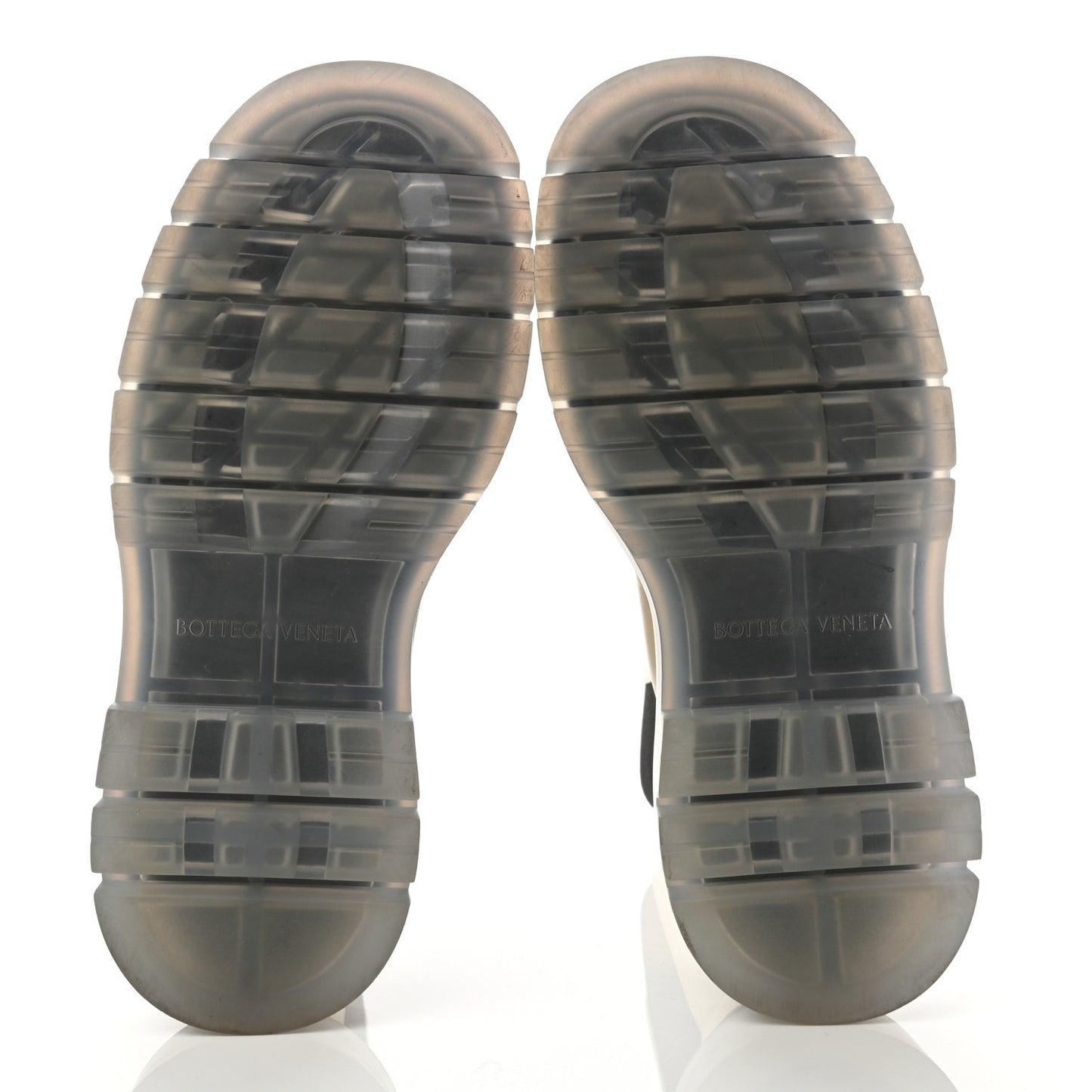 Calfskin The Tire Chelsea Boots 40 Wax Black Transparent