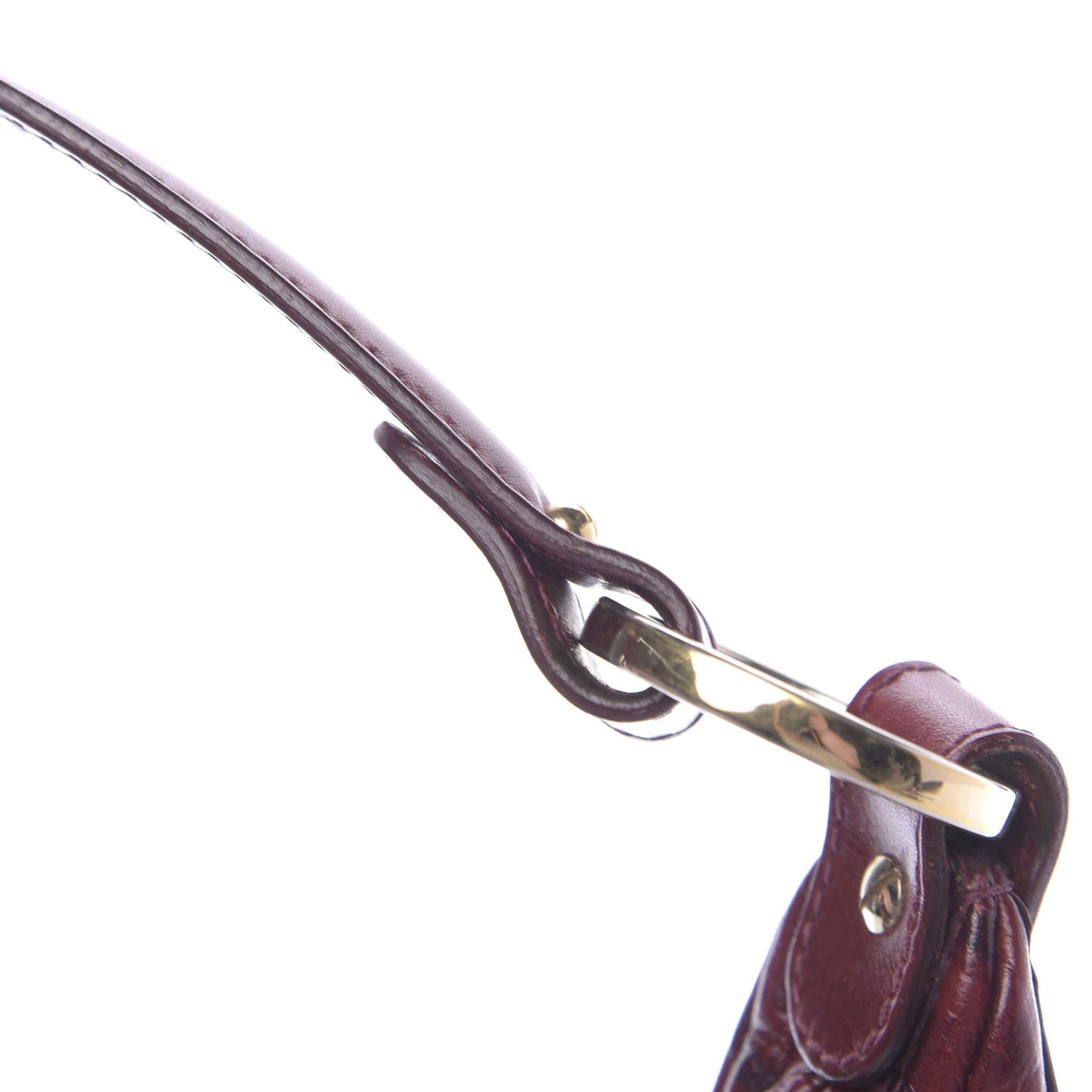 Vitello FF Embossed Small Chef Hobo Rosso