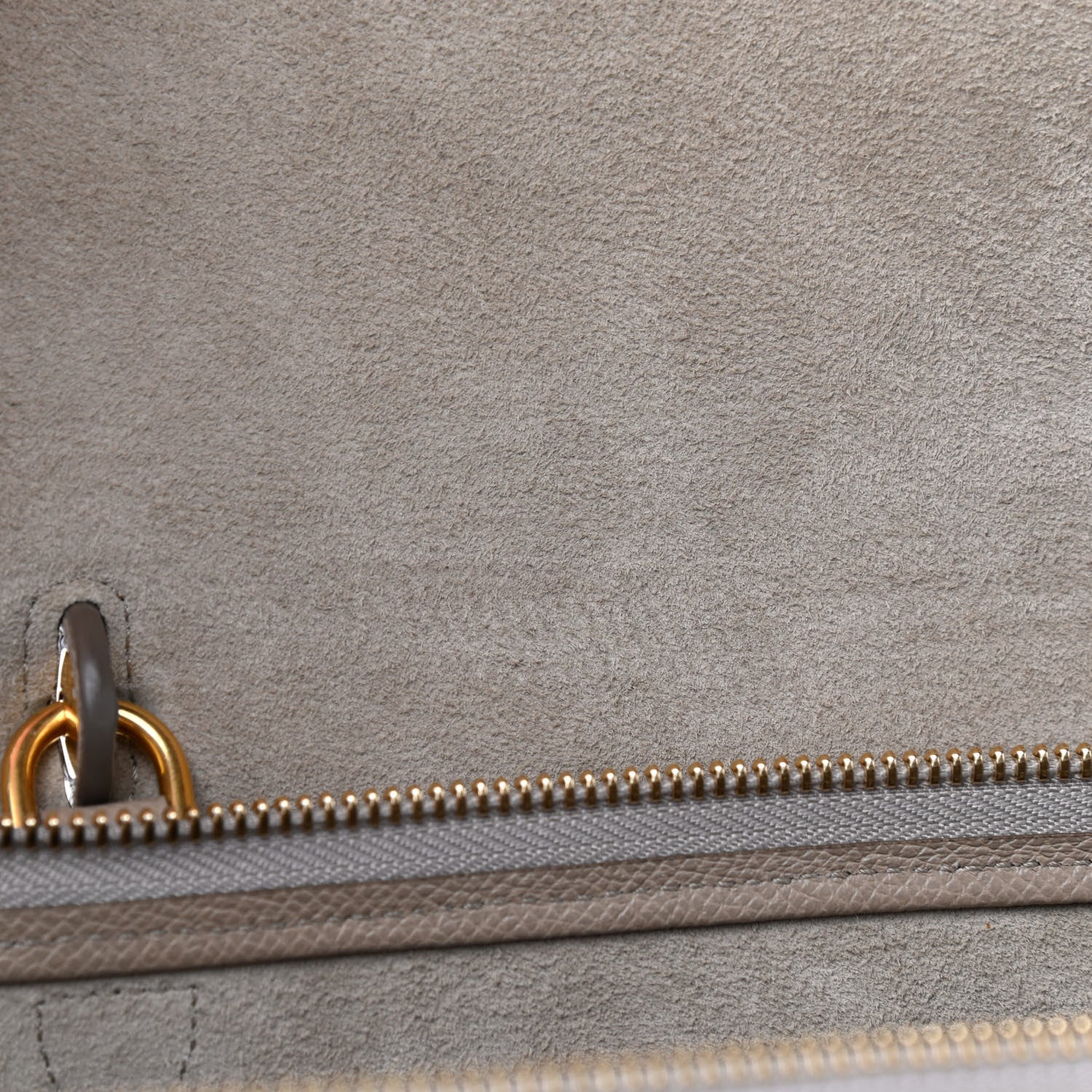 Celine Grained Calfskin Mini Belt Bag Light Taupe 7 of 12