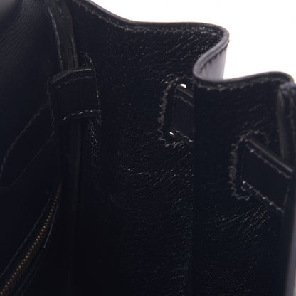 Hermes Box Kelly Retourne 32 Black 19 of 33