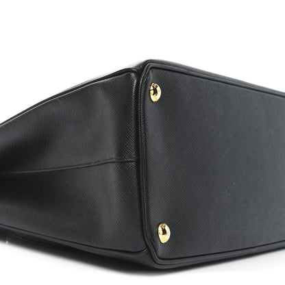 Prada Saffiano Lux Large Galleria Double Zip Tote Black 8 of 9