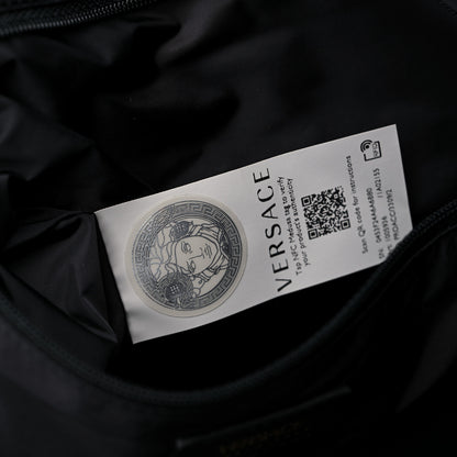 Versace Nylon Medusa Tote Flamingo Black 7 of 10