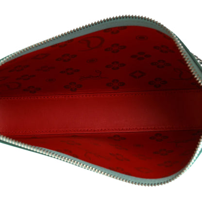 Christian Louboutin Calfskin Loubinthesky Perforated Shoulder Bag Bermuda 5 of 8