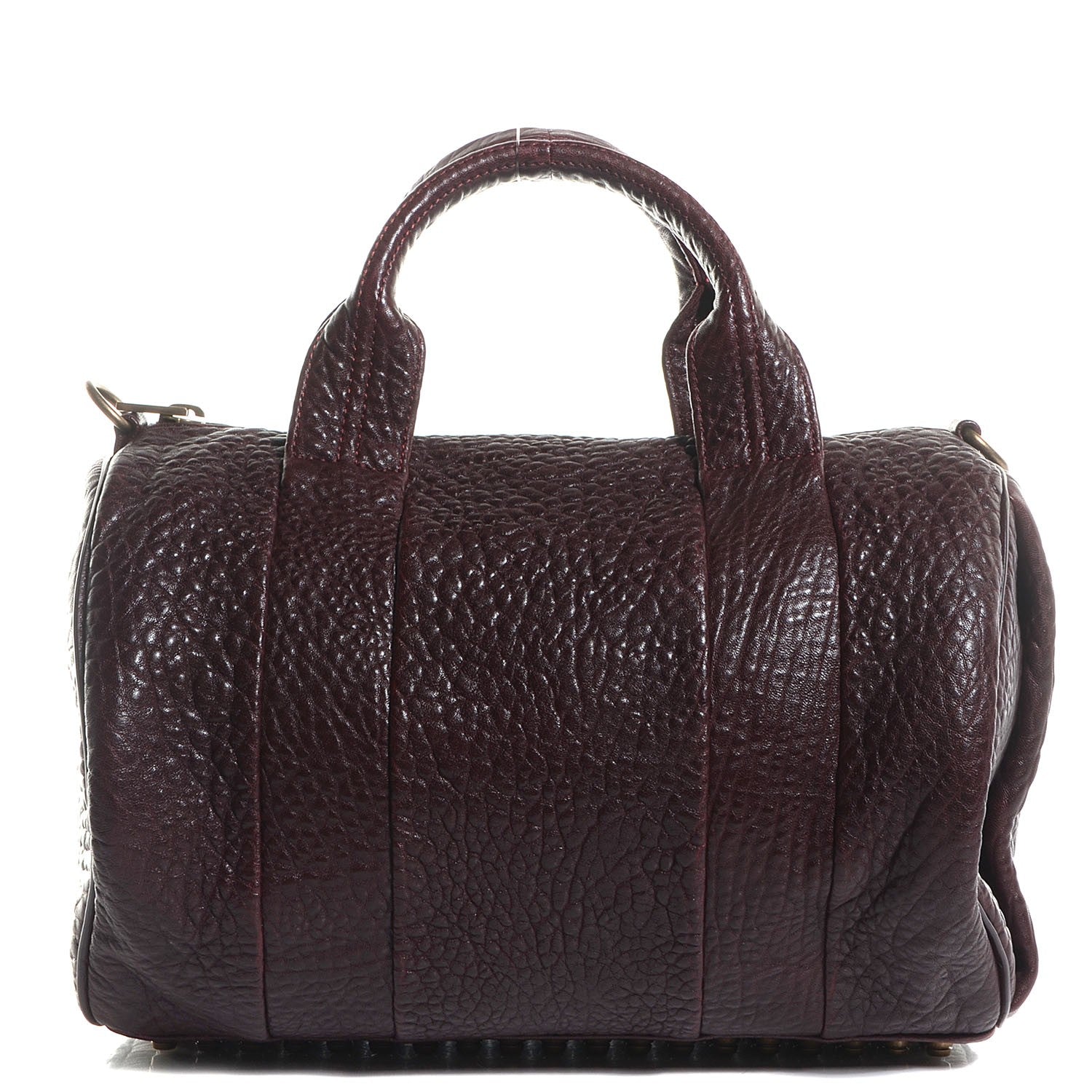 Alexander Wang Pebbled Lambskin Rocco Beet Antique Brass Hardware 1 of 7