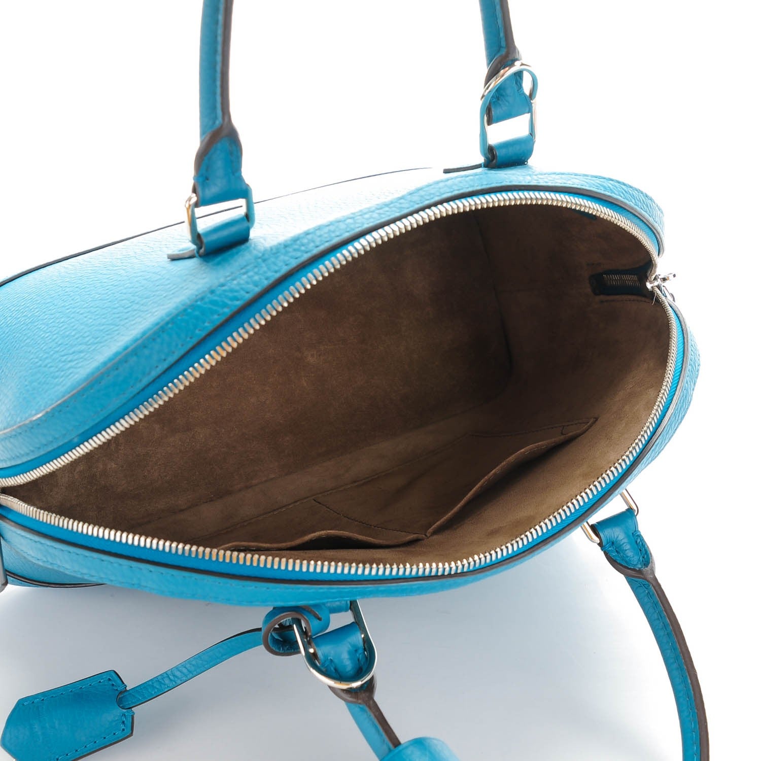 Louis Vuitton Taurillon Alma PM Bleu Canard 5 of 7