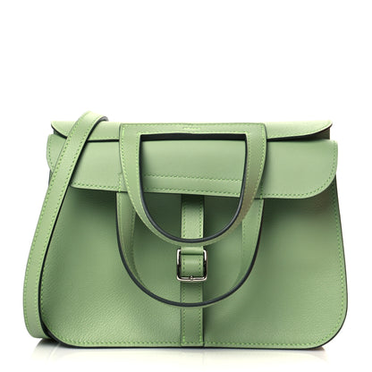 Hermes Evercolor Halzan 25 Vert Criquet 1 of 11