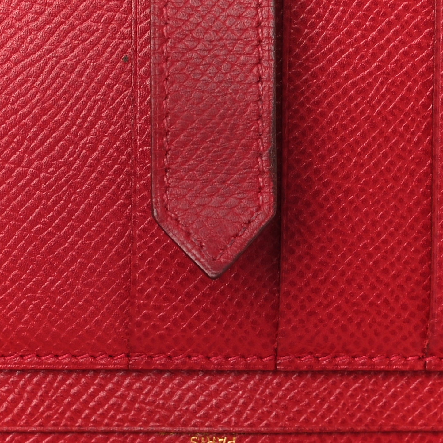 Courchevel Bearn Gusset Wallet Rouge Vif