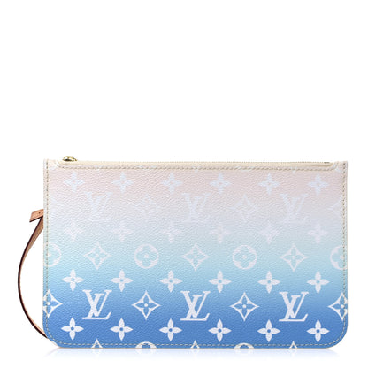 Louis Vuitton Monogram By The Pool Neverfull MM Pochette Blue 1 of 9