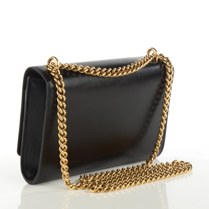 Louis Vuitton Calfskin Chain Louise MM Black 3 of 7