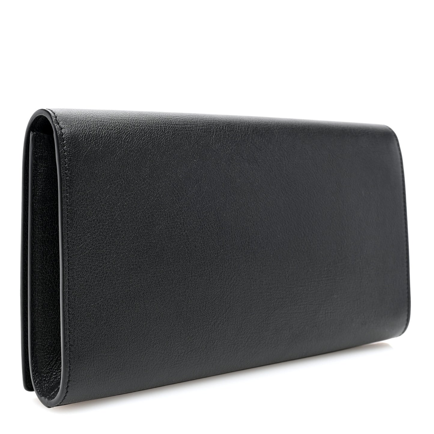 Calfskin Monogram Large Belle De Jour Clutch Black