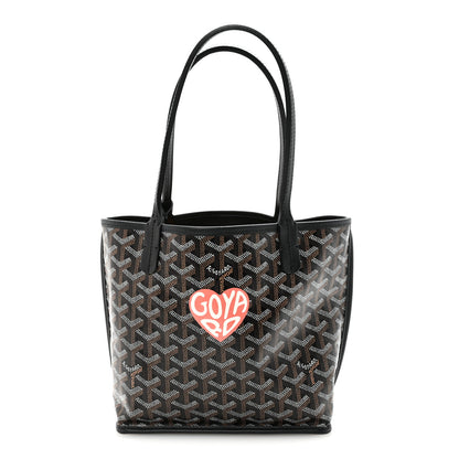 Goyard Goyardine Coeur Reversible Mini Anjou Black 1 of 10