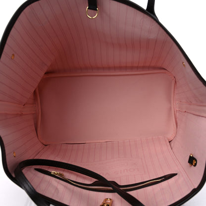 Louis Vuitton Damier Ebene Neo Neverfull MM Rose Ballerine 5 of 11