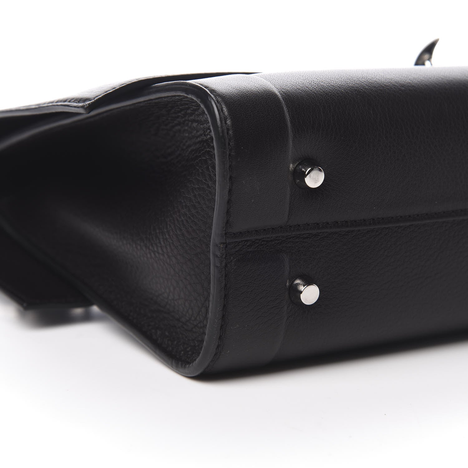 Givenchy Grained Calfskin Small Shark Lock Satchel Black 10 of 12