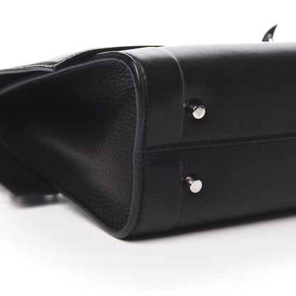 Givenchy Grained Calfskin Small Shark Lock Satchel Black 10 of 12