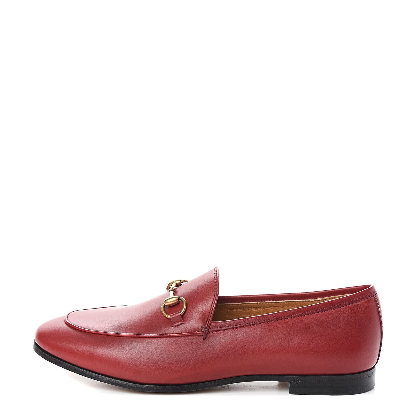 Calfskin Womens Jordaan Loafers 37.5 Hibiscus Red