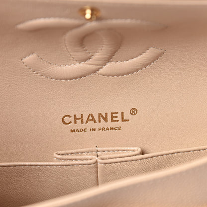 Chanel Caviar Quilted Medium Double Flap Beige Clair 6 of 12