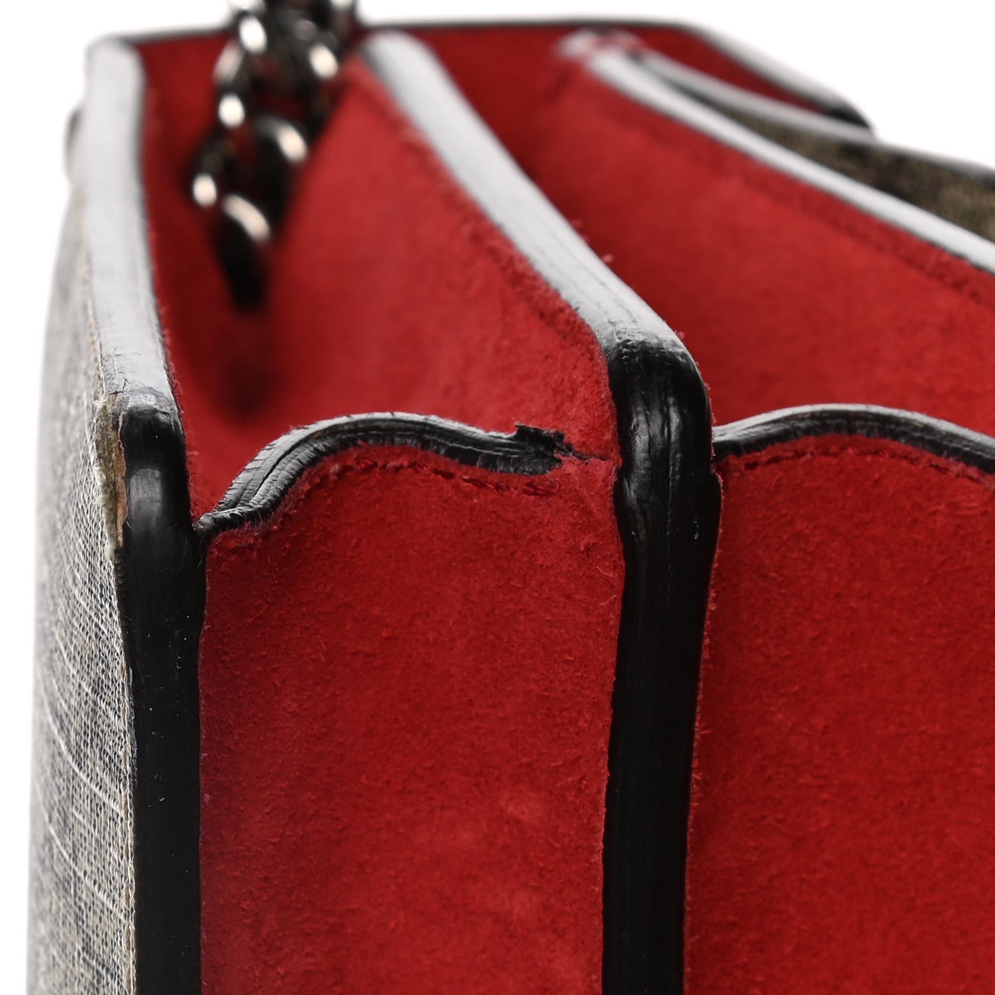 GG Supreme Monogram Small Dionysus Shoulder Bag Red