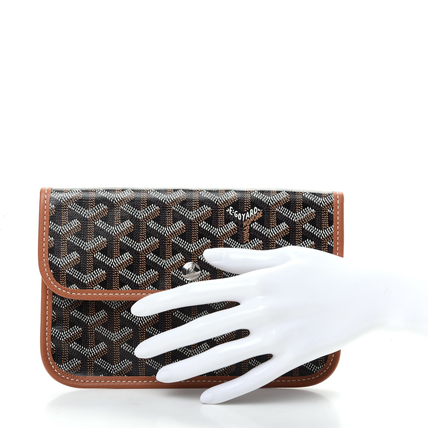 Goyardine Pouch Black Gold