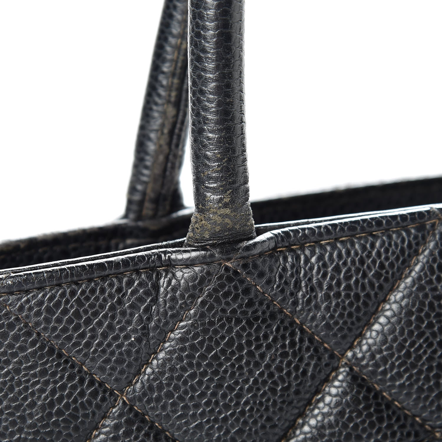 Chanel Caviar Quilted Medallion Tote Black 22 of 27