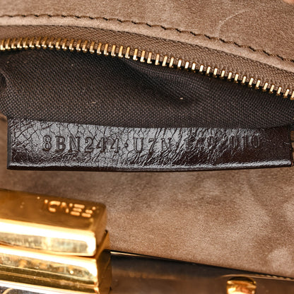 Fendi Snakeskin Mini Peekaboo Iconic Satchel 7 of 10