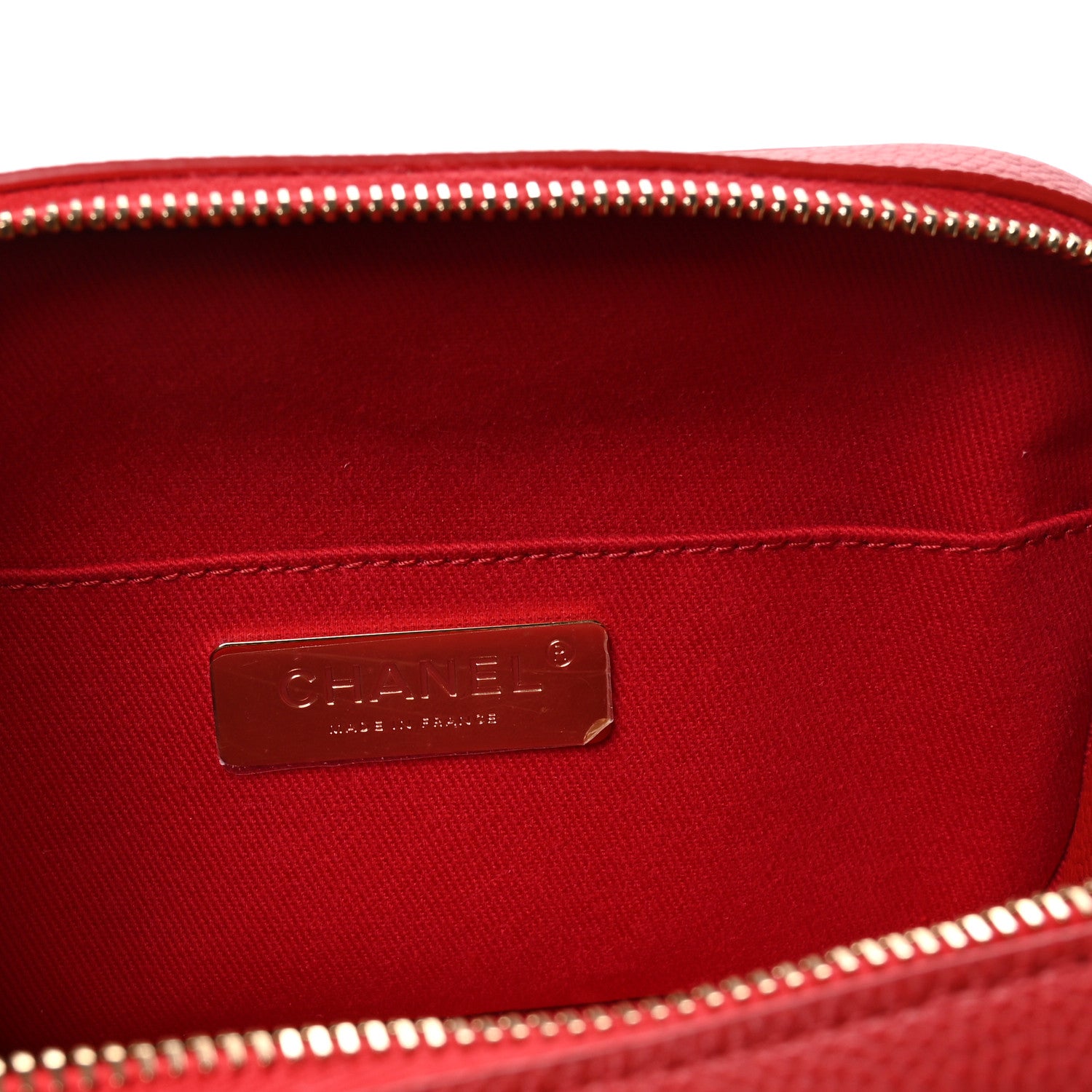 Chanel Caviar Quilted Waist Bag Red 6 of 11