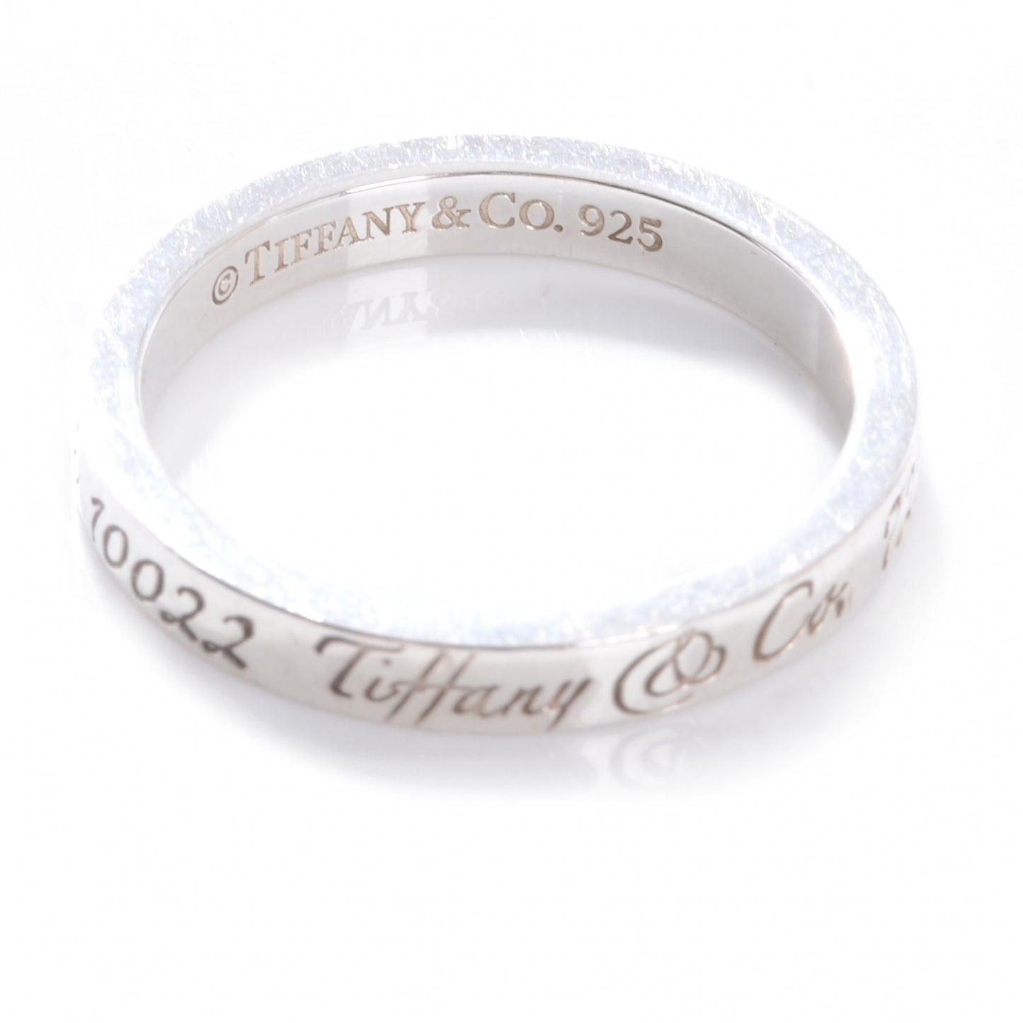 Sterling Silver Notes Narrow Ring 7.5