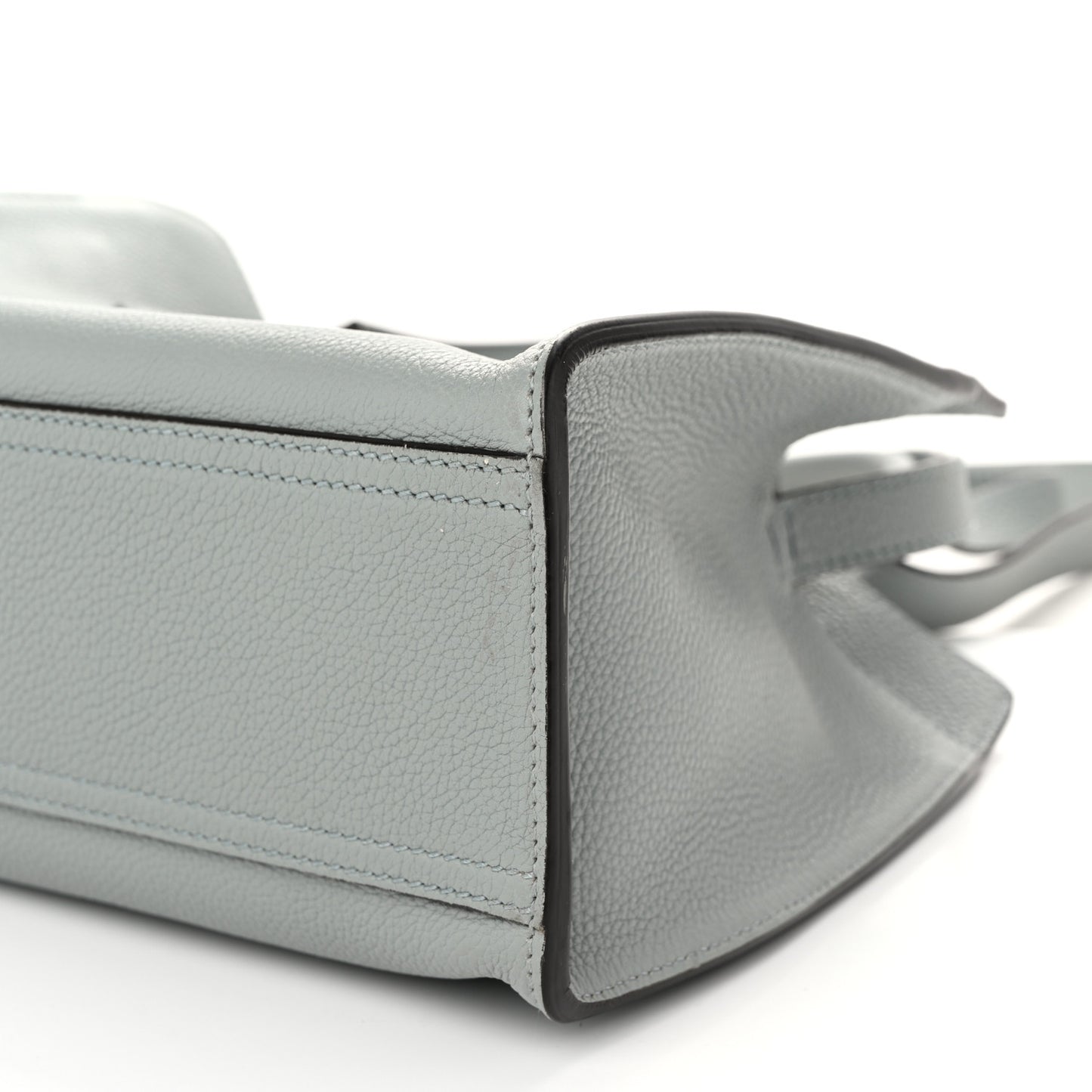 Soft Calfskin Small Jackie Top Handle Bag Aqua