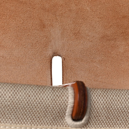 Hermes Toile Vache Calfskin Herbag 30 PM Backpack Natural 16 of 17